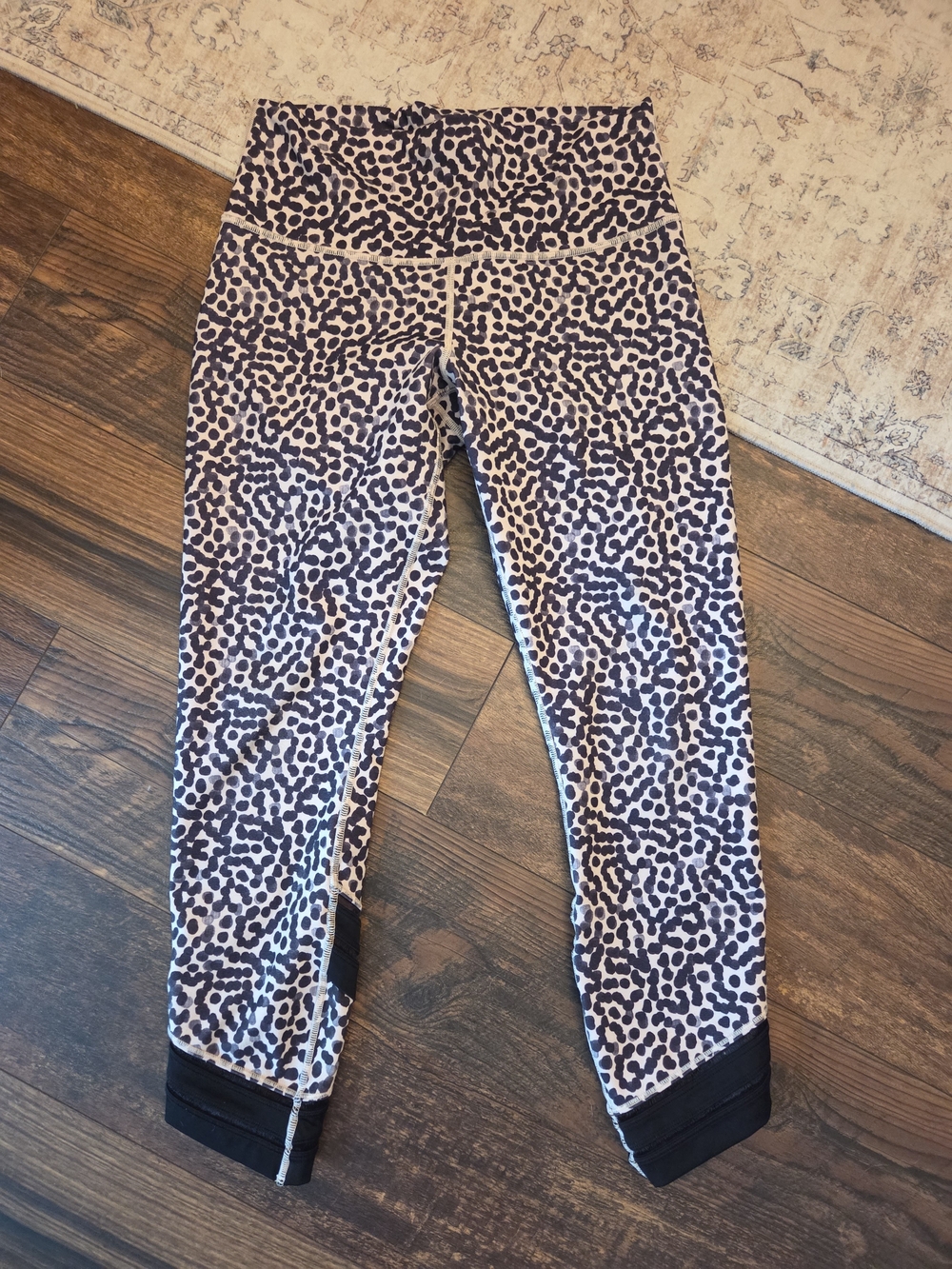lululemon athletica Leopard Print High-Rise Leggings in Beige and Black